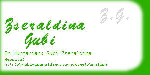 zseraldina gubi business card